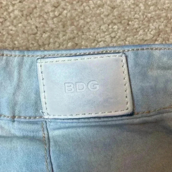 ⭐️ BDG blue high rise shorts in size 25 - Picture 3 of 4